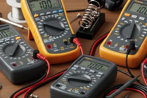 Picture showing different types of multi-meter